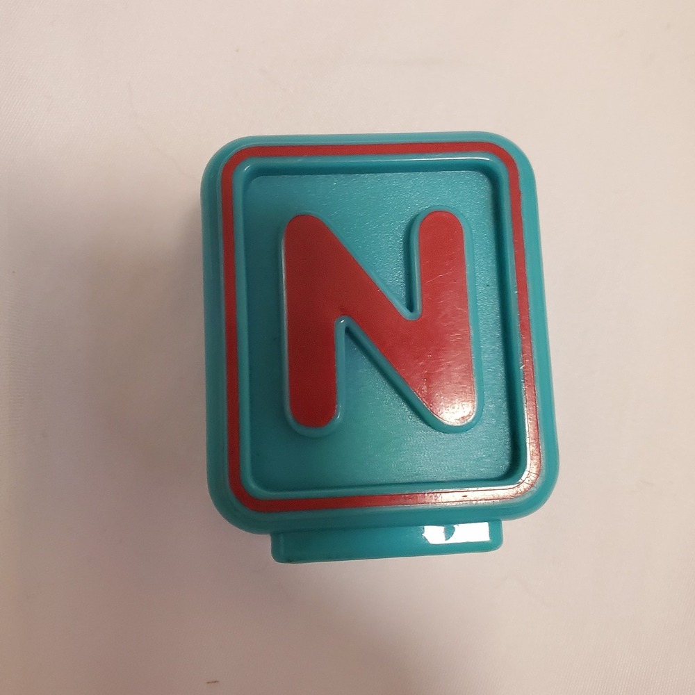 Vtech Replacement Letter Block Sit To Stand Alphabet Train N Nut Blue Red